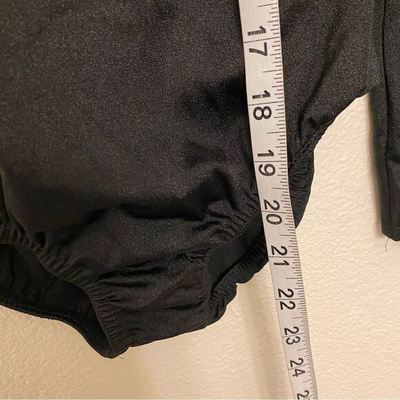 Kelle dance costume black one arm 2 piece pants HYPNOTIZED 5361 LC-large child - Picture 9 of 10